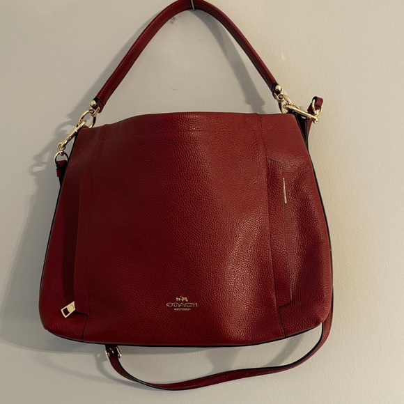 Coach Scout Hobo Pebbled Leather Boho Shoulder Bag NWT - Picture 1 of 7